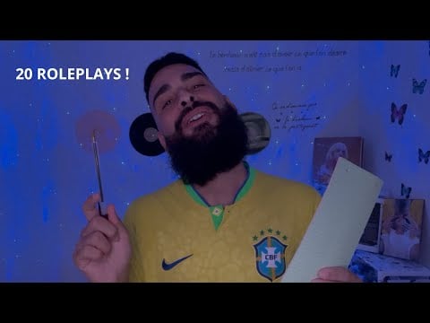 20 Roleplays en 1 Vidéo! ✨ (ASMR)