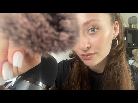 ASMR brushing your face until you fall asleep ❤️