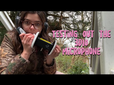 ASMR first time trying the 3dio