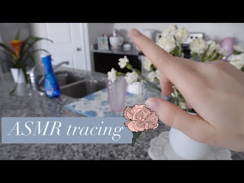 ASMR air tracing (kitchen)🌷
