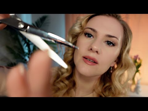 ✂️ Sleep-Inducing Haircut for Spring 💇ASMR | Brushing | Scissors | Page Flipping