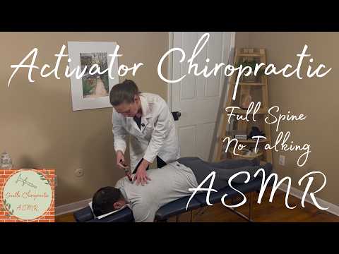 Activator Chiropractic ASMR - Full Spine No Talking