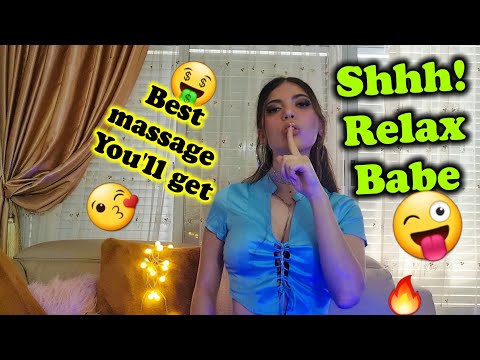 ASMR Flirty girl gives you a massage