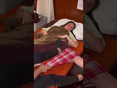 ASMR: Deep Stretch & Cracks – Thai Massage with Long Cloth! #shorts #asmr #relax #asmrsleep #massage