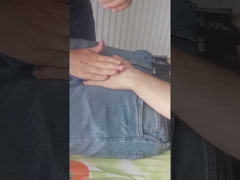ABDOMINAL AND ARM STRESS RELIEF MASSAGE THERAPY #satisfying #relaxing #asmr #shorts #massage