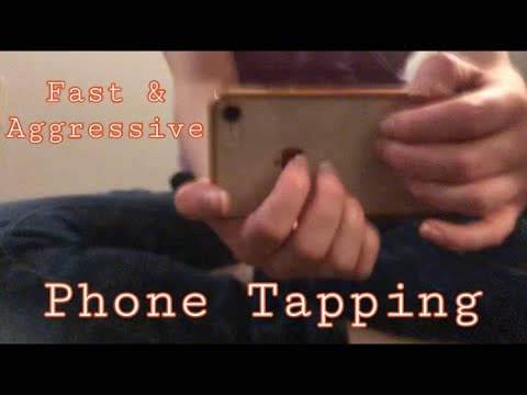 ASMR- Fast Tapping On My iPhone📱(phone tapping/scratching)~ No Talking