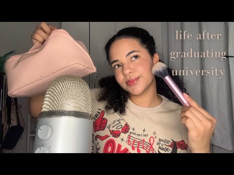 ASMR doing my makeup and yapping about the uncertainty of my future 💄🥰