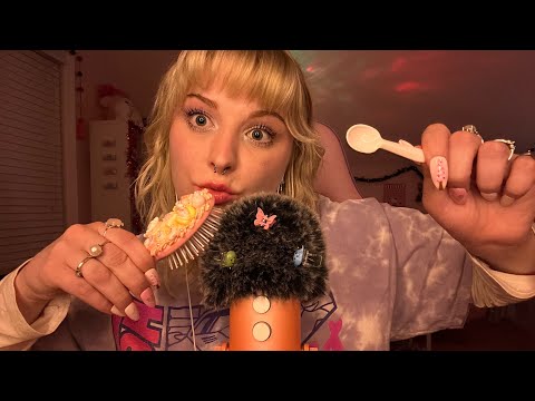 ASMR All The Mic Triggers! Scratching, Fluffy Mic, Bugs, Beeswax Wraps, Tape, Spoons, and More ✨