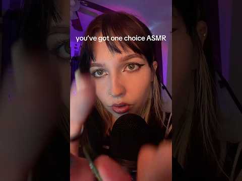 YOU CAN ONLY CHOOSE ONE 🫡 #asmr #tingles