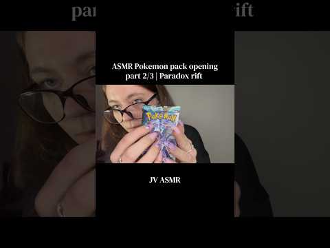 #asmr #pokemon #pokemoncards #packopening #asmrpokemon #asmrcardopening #relax #triggersforsleep