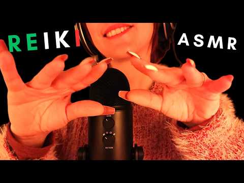 ITA ASMR Reiki Hand Movements ✨ Guided Relaxation (Soft Spoken Italian for Deep Sleep, Relax)