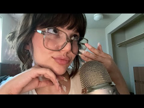 ASMR | Fast Teeth Tapping, Glasses Tapping, Rambles, Mouth Sounds, Mic Scratching, Cat Appearance