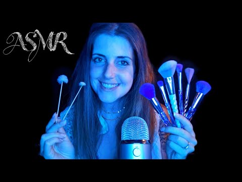 ASMR deutsch | Tingly MIC BRUSHING & gentle WHISPERING 🖌 mit/ohne Popschutz | tracing (german)