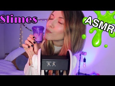 ASMR Mouth sounds & SLIMES | Love ASMR 2020*