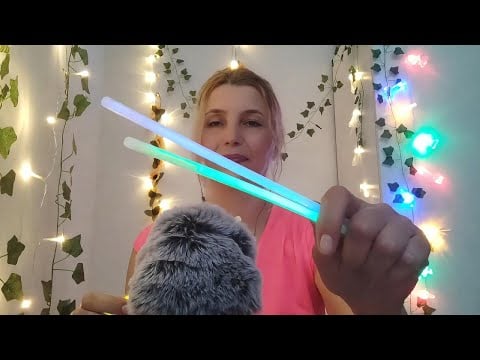 Relaxing ASMR: Soothing Brushing, Lights & Serene Ambience