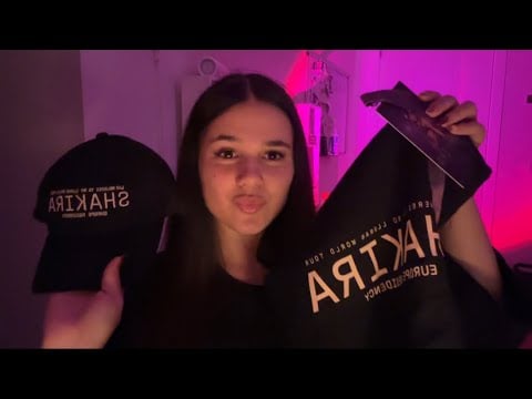 ASMR storytime + merchandising del concierto de SHAKIRA 🐺🎵 