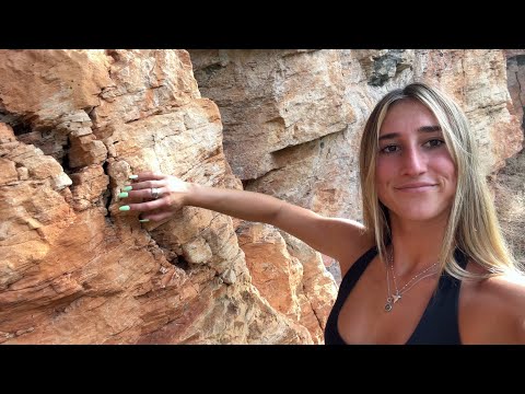 ASMR textured rock tapping and scratching