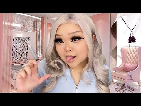 ASMR ur SUPER COOL mom gives you botox 😝💉(REALISTIC)(gum chewing)