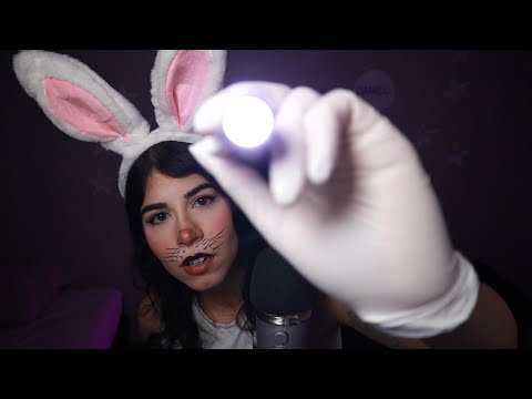 🐇 BUNNY CHECKS YOUR EYES FOR CARROTS 🐇 ASMR RP 🐇