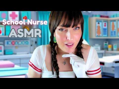 ASMR Anime School Nurse Annual Physical Exam | Eye, Ear, Scalp Check, Stethoscope Roleplay for Sleep
