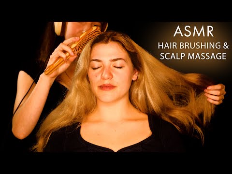 ASMR Hair Brushing & Scalp Massage for Deep Sleep 💆‍♀️ Ultra Relaxing, Gentle and Soothing Hair Play