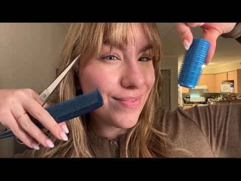 ASMR Cutting Your Hair and Blowdrying | No Talking 