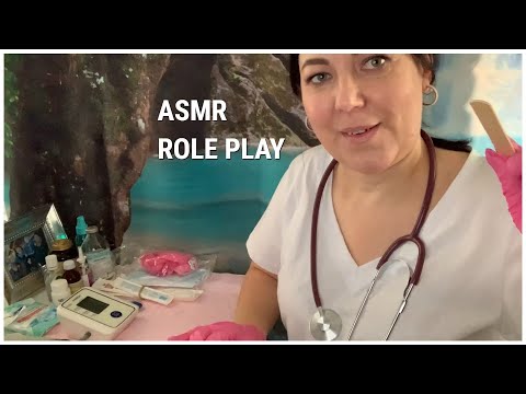 ASMR РОЛЕВАЯ ИГРА 🩺БЫСТРЫЙ ОСМОТР У ВРАЧА