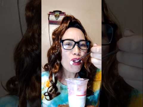 STRAWBERRY YOGURT #mukbang #viral #shortsfeed #food #eatingshow #everyone #foodie #asmr #viralvideo