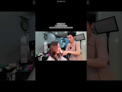 미용실ASMR #뿌리염색 흰머리도 먹으면서 밝게~Hair salon ASMR #Root dye while eating gray hair