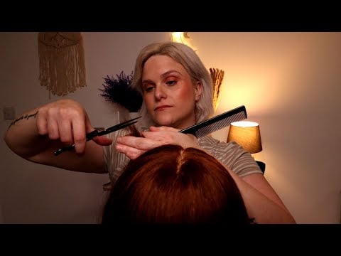 A Realistic ASMR Scalp Check & Haircut For Sleep & Calm