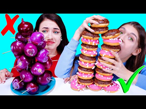 100 Layers Food Challenge | Mukbang By LiLiBu #2