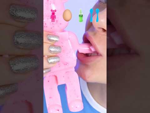 ASMR Giant Jelly Candy, Boiled Egg, Candy Spray  #mukbang