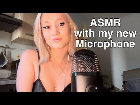 ASMR| Trying out my new Microphone 💕🎙️