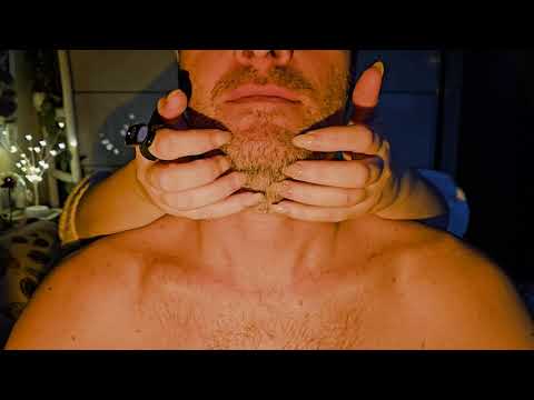 Gentle Beard Scratching ASMR 🧔‍♂️✨ Soft Relaxing Sounds for Sleep & Stress Relief