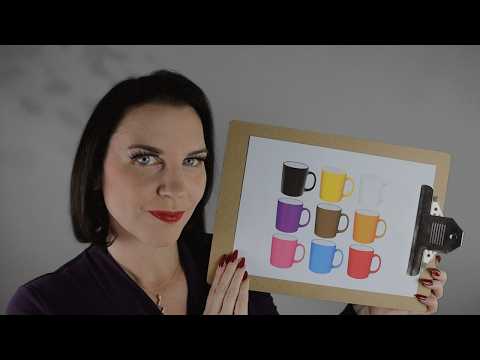 ASMR Colour Perception Test (lots of eye tests)