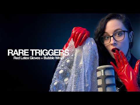 The Bubble Wrap Sound You’ve Never Heard Before (Red Latex ASMR) 🧤🫧"