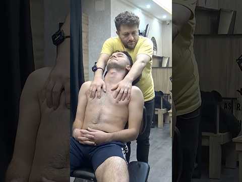 Barber Shoulder & Neck Acne Removal - Body Massage #skincare #acneremoval #barbermassage #ciltbakımı