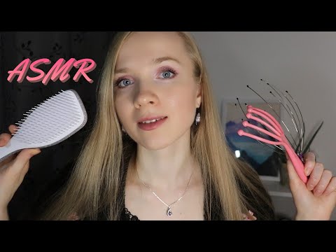 ASMR SUOMI Täydellisesti Rentoutumiseen😴 Hiusten Harjausta ja Päähieronta ASMR Personal Attention