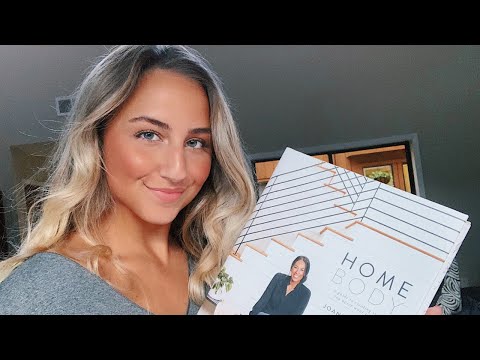 ASMR READING A BOOK (semi-inaudible, tapping, tracing, page turning)