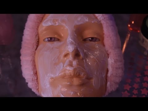 ASMR🌙 Skincare on Mannequin (no talking + layered sounds)
