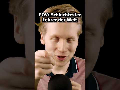 ASMR - POV: Schlechtester Lehrer der Welt! #shorts #asmr #roleplay #deutscheasmr