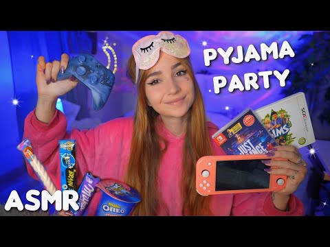 ASMR Pyjama Party 🍬 (Roleplay)