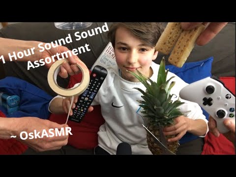 ASMR 1 HOUR SOUND ASSORTMENT (No Talking) ~ OskASMR