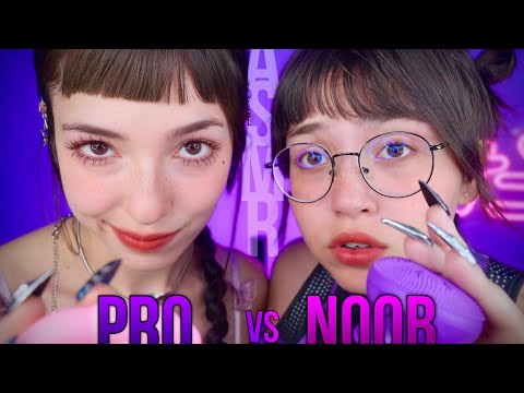 ASMR COM MINHA IRMÃ | NOOB VS PRO 😯
