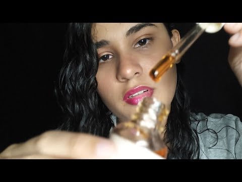 ASMR Limpeza de Pele para Relaxar 😴 | Relaxing Facial ASMR