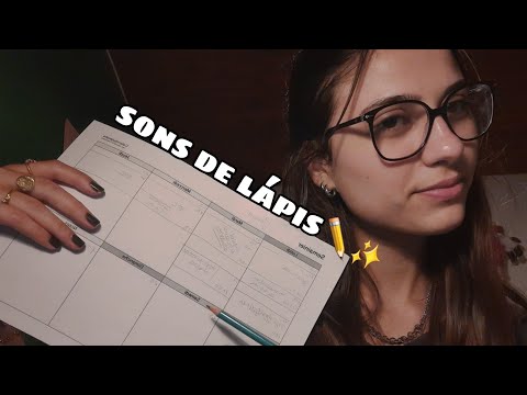 ASMR PLANEJANDO INÍCIO DO SEMESTRE✏️✨️💕