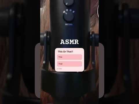 ASMR || This Or That? Mic brushing vs textured scratching #asmr #micbrushing #scratching #thisorthat