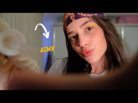 türkçe asmr | gözlerini temizliyorumm