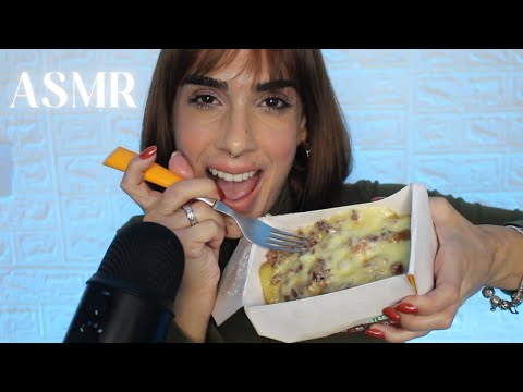 ASMR MUKBANG | COMENDO BATATA RECHEADA COM MUITO QUEIJO E BACON