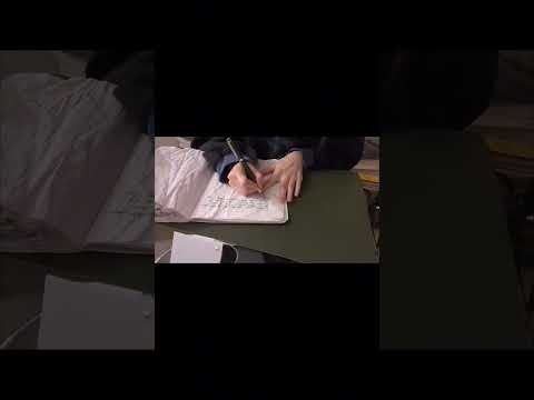 Scratchy Fountain Pen Tingles | Writing ASMR #asmrnotalk #satisfying #triggersforsleep